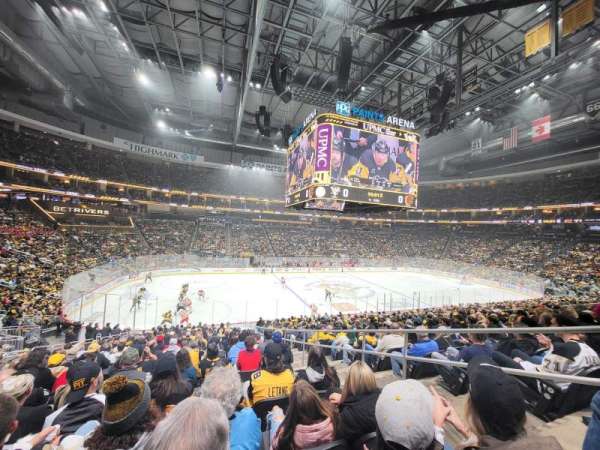 PPG Paints Arena, section: 114, row: X, seat: 3
