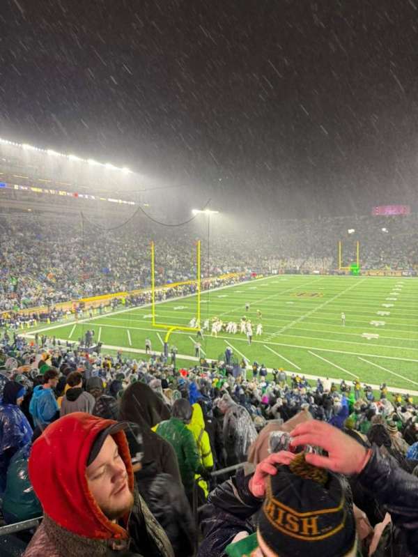 Notre Dame Stadium, section: 17, row: 44, seat: 32