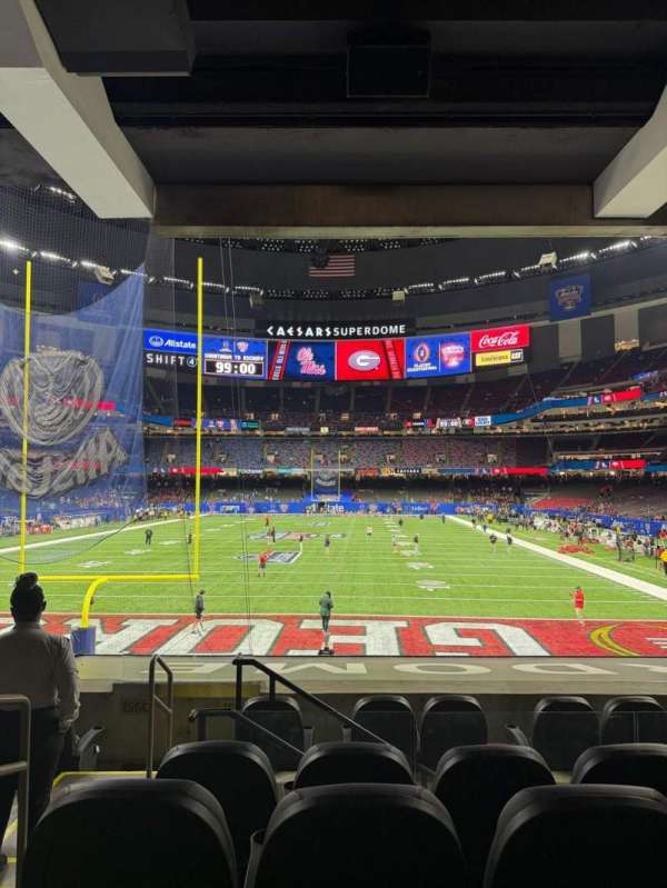Caesars Superdome, section: 155C, row: 6, seat: 23