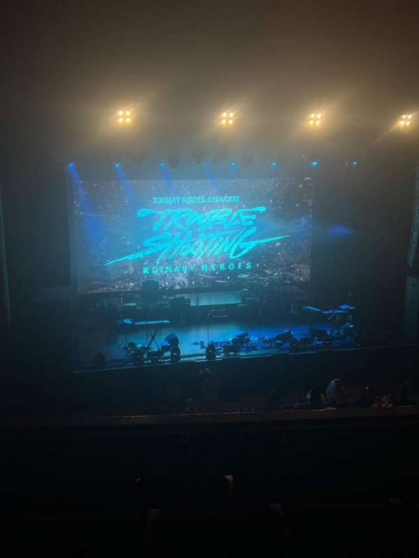 The Wiltern, section: Loge LC, row: EE, seat: 123