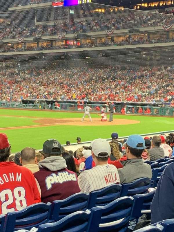 Citizens Bank Park, section: 132, row: 10, seat: 6