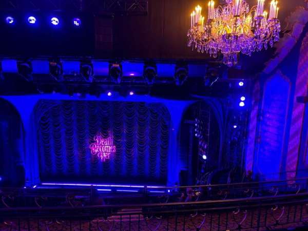 Lunt-Fontanne Theatre, section: Middle Mezzanine RC, row: D, seat: 118