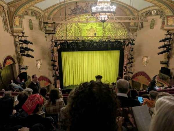 John Golden Theatre, section: Rear Mezzanine L, row: E, seat: 107
