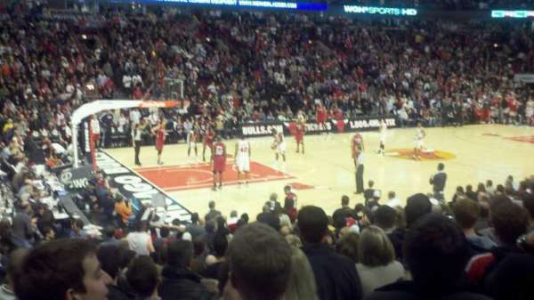 United Center, section: 112, row: 10, seat: 12