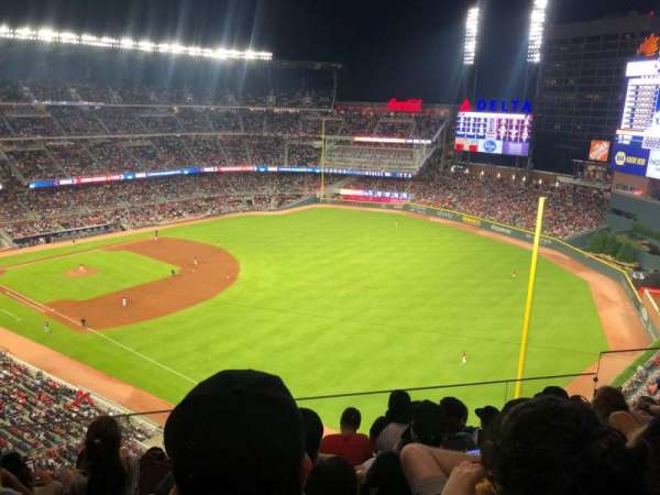 Truist Park, section: 412, row: 6, seat: 6
