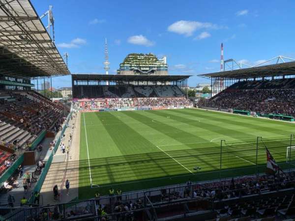 Millerntor-Stadion, section: S1, row: 13, seat: 8