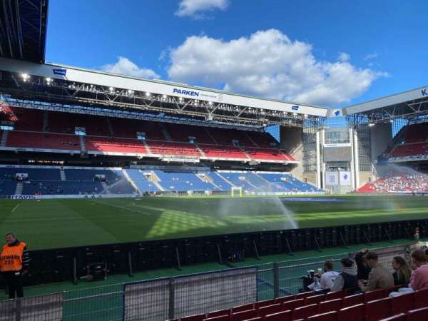 Parken Stadium, section: C2, row: 8, seat: 26