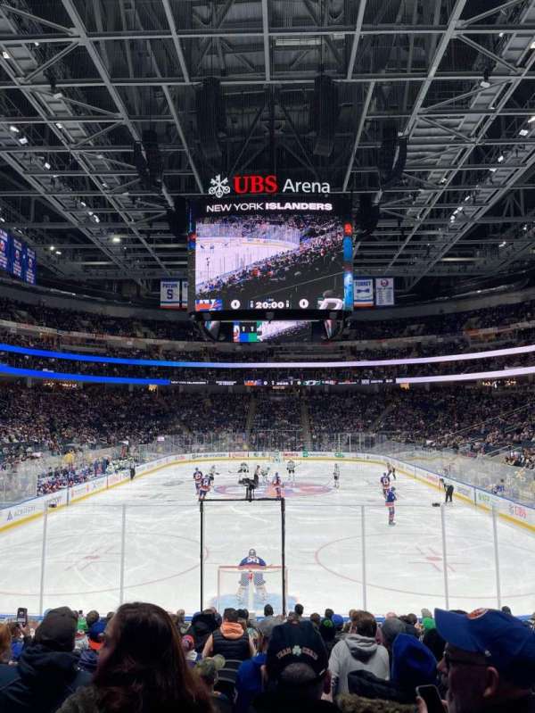 UBS Arena, section: 120, row: 14, seat: 6