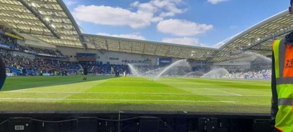 American Express Stadium, section: S1E, row: A, seat: 128