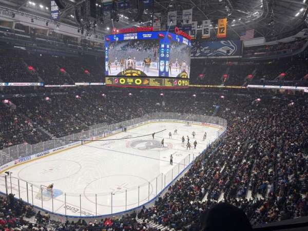 Rogers Arena, section: 328, row: 4, seat: 3