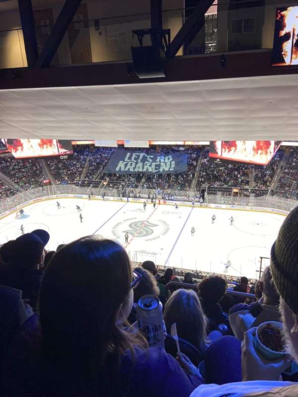 Climate Pledge Arena, section: 213, row: J, seat: 1