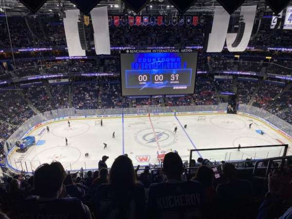 Benchmark International Arena, section: 302, row: L, seat: 4