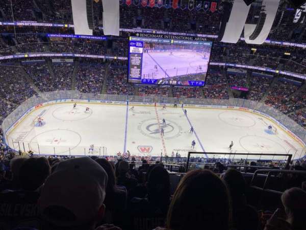 Benchmark International Arena, section: 302, row: L, seat: 4