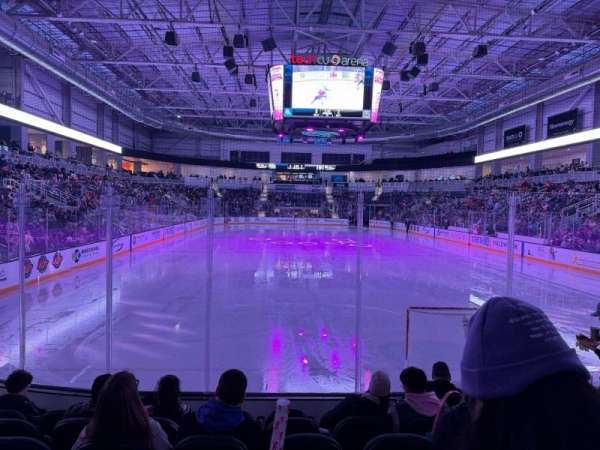 Tech CU Arena, section: 117, row: 6, seat: 4