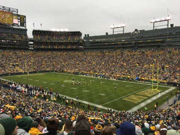 Lambeau Field, section: 107, row: 56, seat: 12