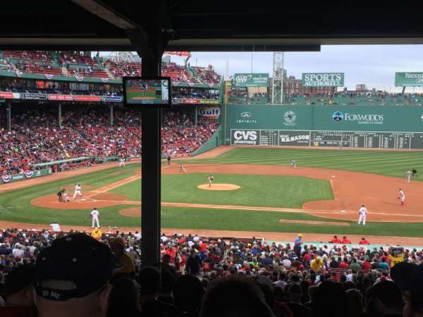 Fenway Park, section: Grandstand 15, row: 17, seat: 23