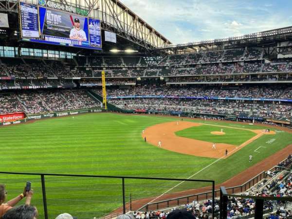 Globe Life Field, section: SB4, row: 4, seat: 7