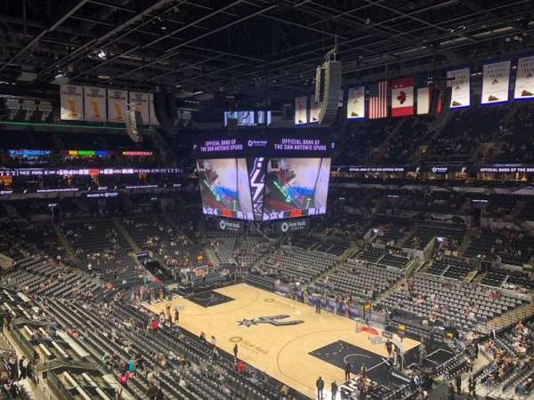 Frost Bank Center, section: 220, row: 1, seat: 8