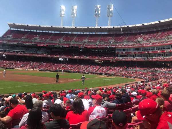 Great American Ball Park, section: 112, row: O, seat: 15