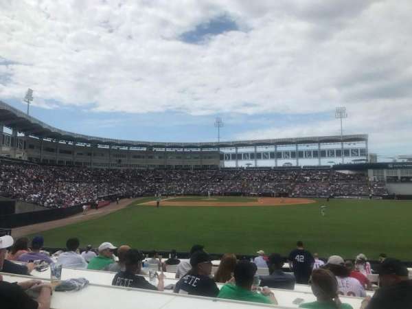 George M. Steinbrenner Field, section: Right Field Terrace, row: 4, seat: 39