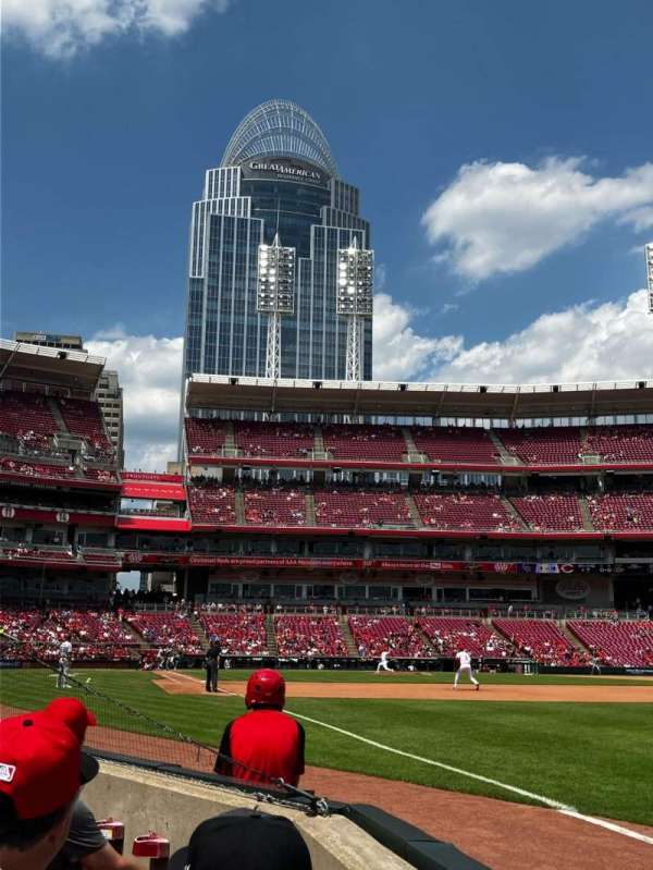 Great American Ball Park, section: 135, row: C, seat: 5