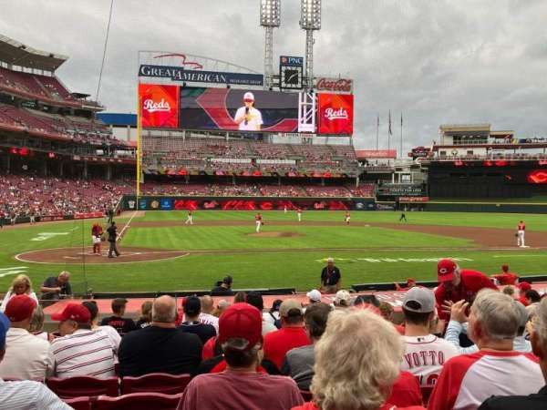 Great American Ball Park, section: 127, row: Q, seat: 7