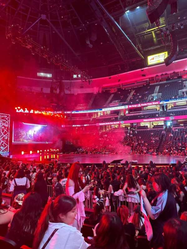Honda Center, section: 208, row: F, seat: 6