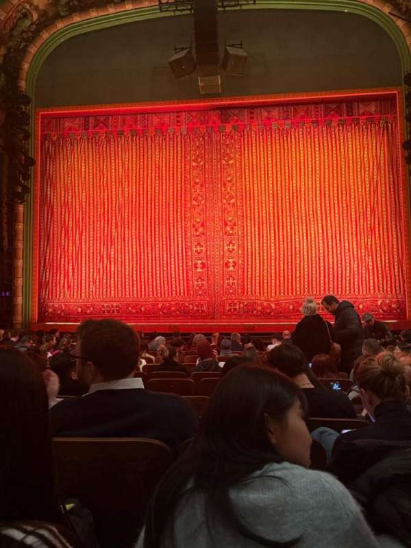 New Amsterdam Theatre, section: Orchestra C, row: M, seat: 106