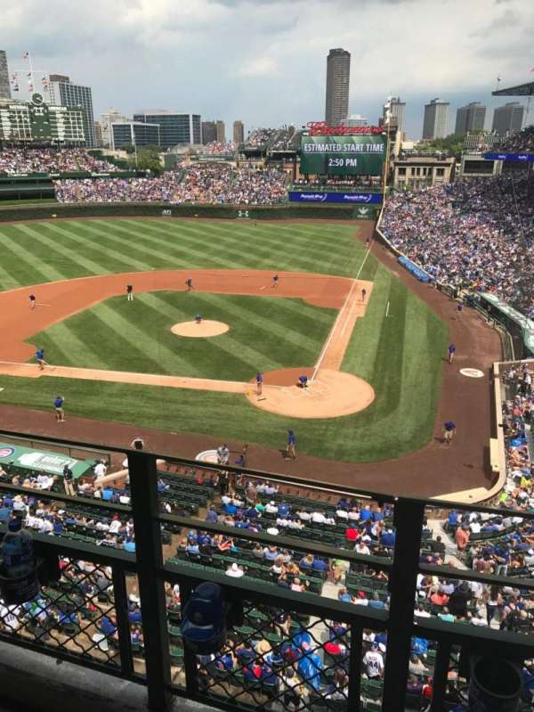 Wrigley Field, section: 314L, row: 2, seat: 5
