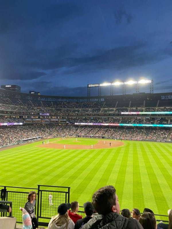 Coors Field, section: 204, row: 6, seat: 17