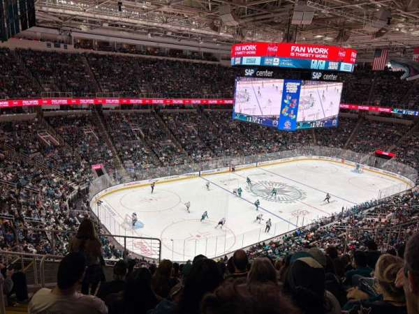 SAP Center, section: 204, row: 11, seat: 17
