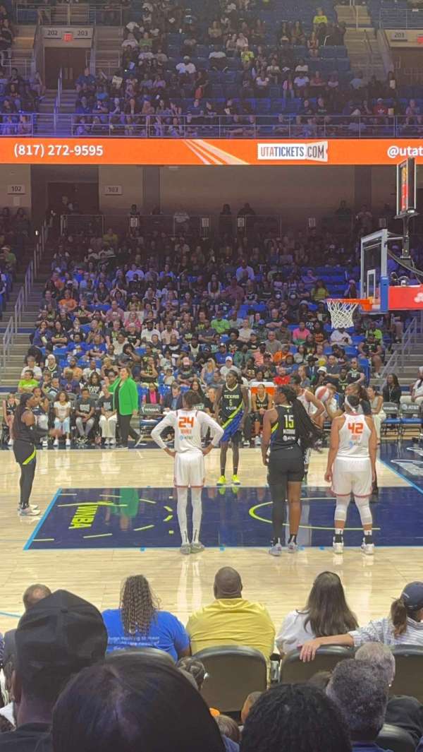 College Park Center, section: 108, row: J, seat: 14