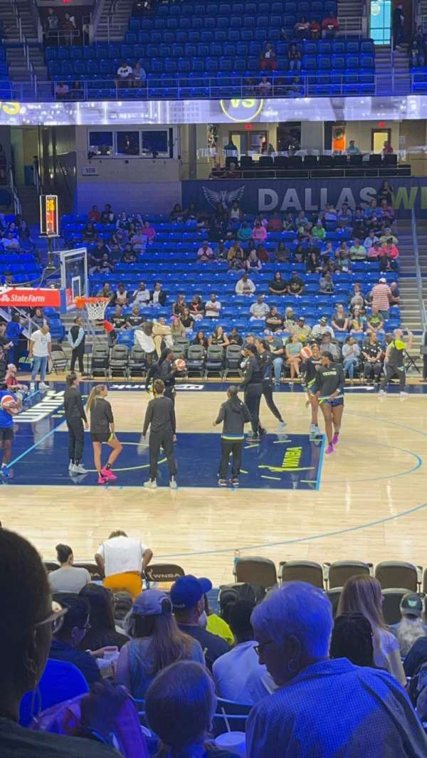 College Park Center, section: 103, row: R, seat: 3