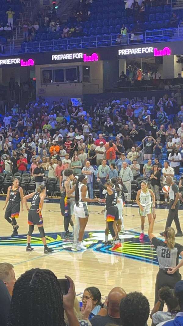 College Park Center, section: 101, row: J, seat: 14