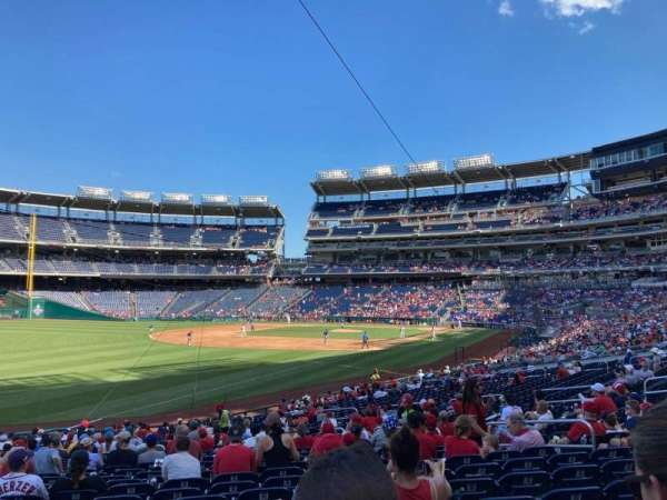 Nationals Park, section: 109, row: EE, seat: 13