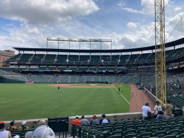 Oriole Park at Camden Yards, section: 76, row: 12, seat: 1