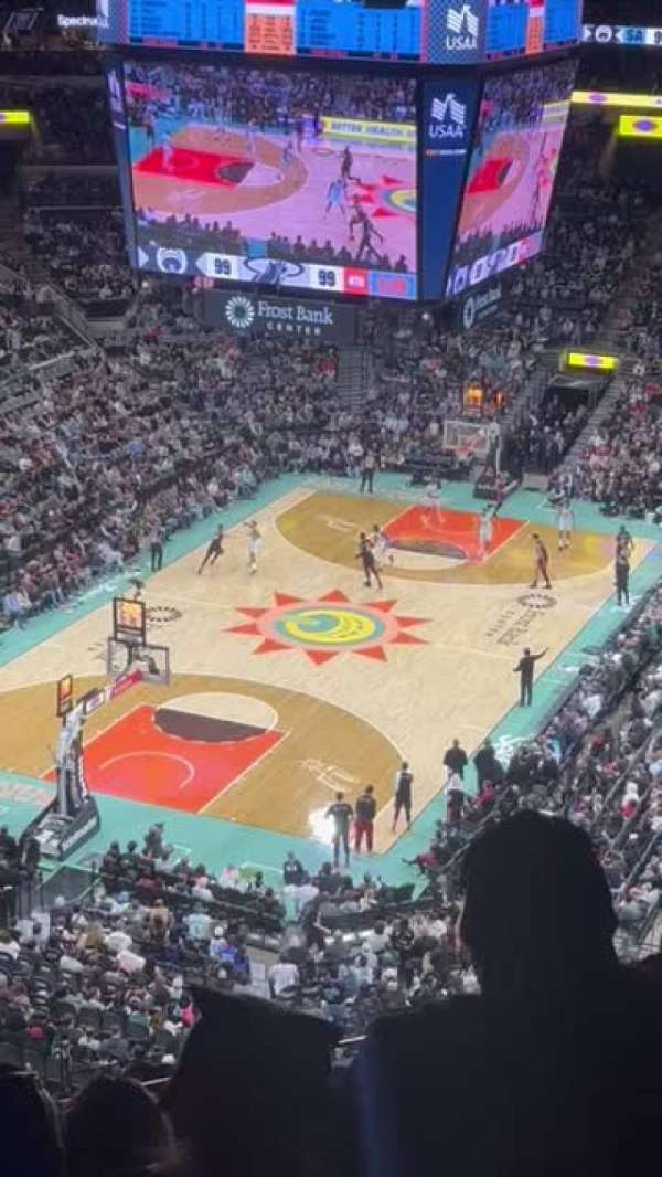 Frost Bank Center, section: 214, row: 9, seat: 8