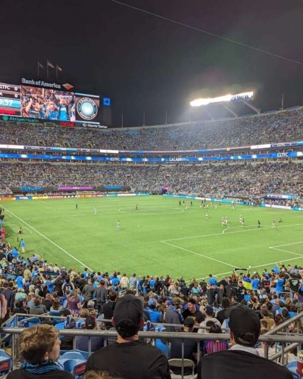 Bank of America Stadium, section: 234, row: 3, seat: 1
