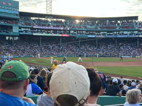 Fenway Park, section: Right Field Box 97, row: EE, seat: 9