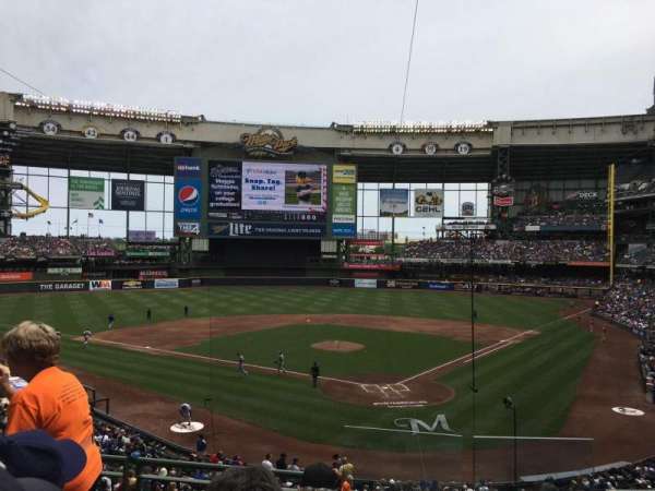 American Family Field, section: 220, row: 5, seat: 1