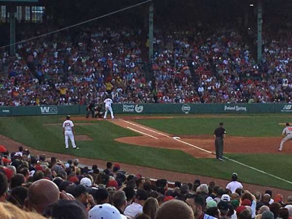 Fenway Park, section: Right Field Box 93, row: NN, seat: 36