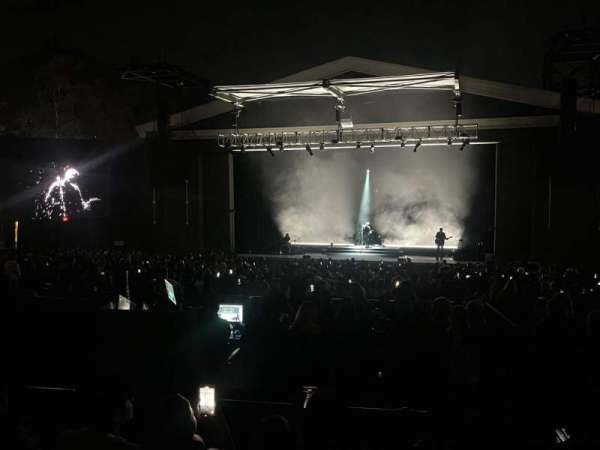 The Greek Theatre, section: B Right Center, row: D, seat: 122