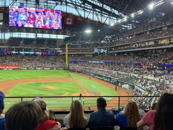 Globe Life Field, section: 110, row: 4, seat: 10