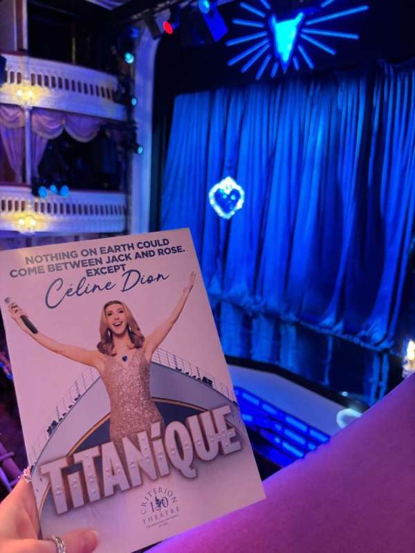Criterion Theatre, section: Dress Circle, row: AA, seat: 3