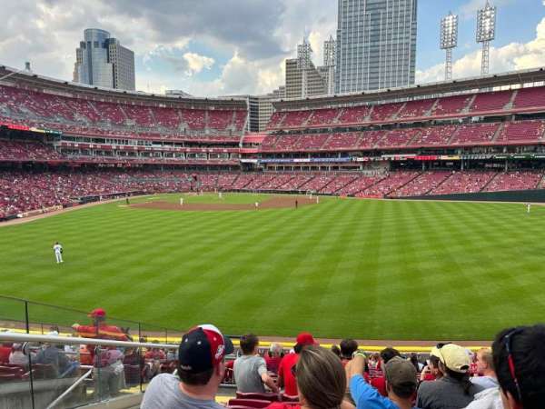 Great American Ball Park, section: 144, row: P, seat: 19