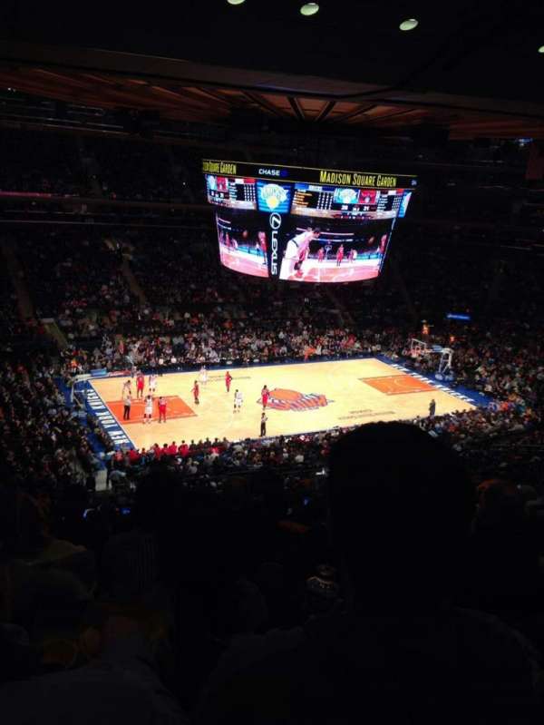 Madison Square Garden, section: 209, row: 12, seat: 7