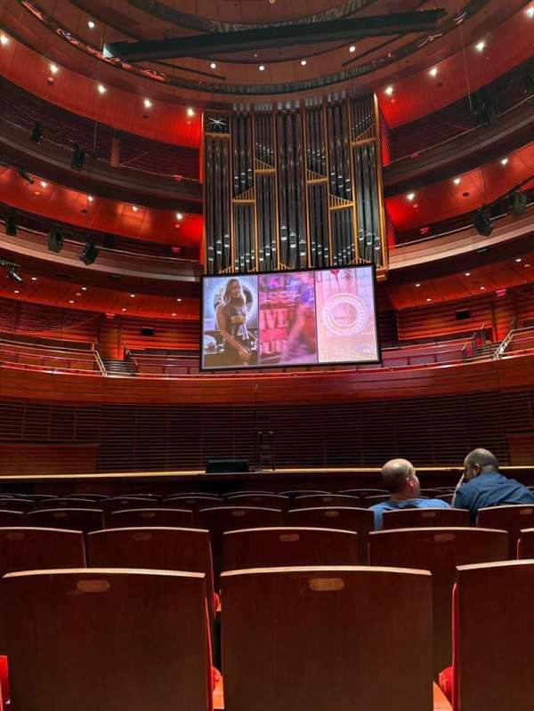Marian Anderson Hall at the Kimmel Center, section: Orchestra, row: H, seat: 108