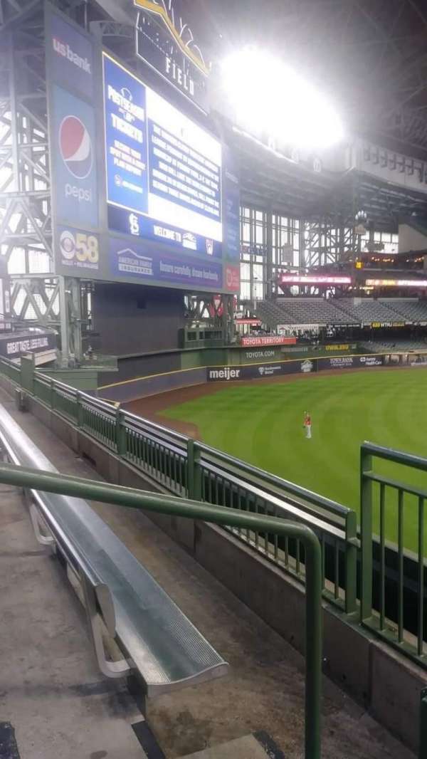 American Family Field, section: 234, row: 2, seat: 12