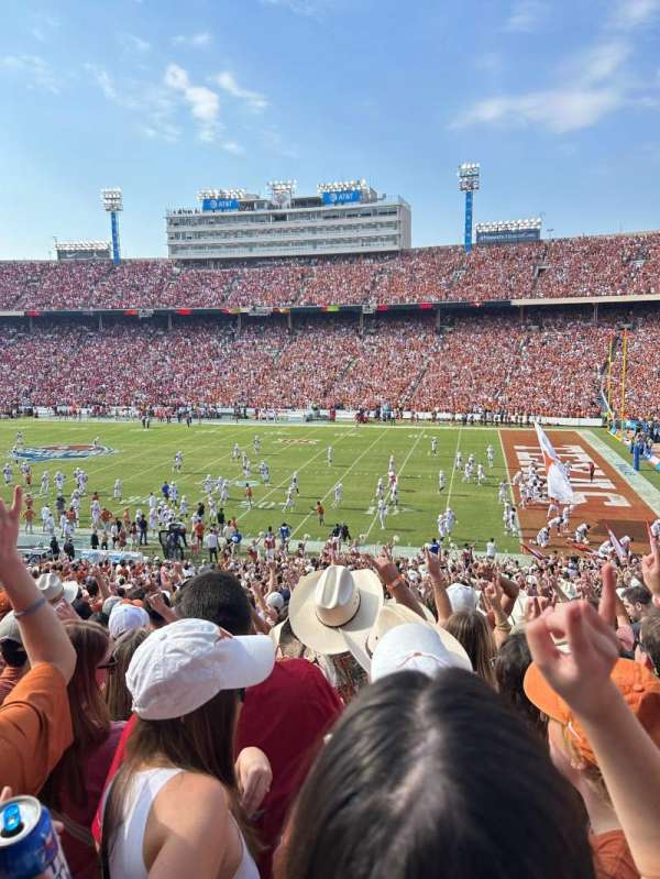 Cotton Bowl, section: 21, row: 42, seat: 19