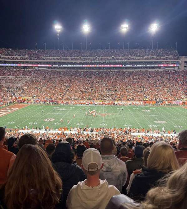 Texas Memorial Stadium, section: 4, row: 55, seat: 41